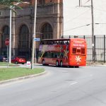 City Sightseeing New Orleans Bus von hinten gesehen