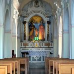 Das Innere der Wallfahrtskirche Santa Maria dell’Isola