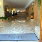 Lobby im Hotel Tropis in Tropea