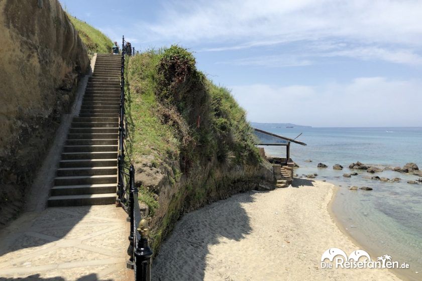 Zugang zur Chiesetta di Piedigrotta in Pizzo