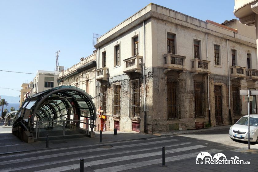 Die Rolltreppen von Reggio Calabria fangen hoch oben in der Altstadt an