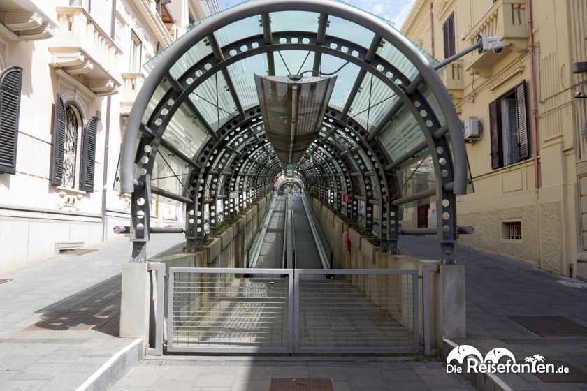 Die Rolltreppen von Reggio Calabria sind verschlossen