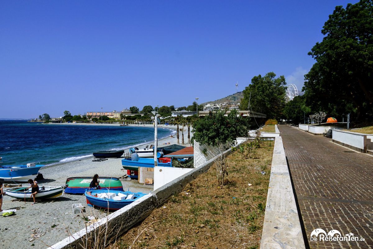 Die Strandpromenade von Reggio Calabria