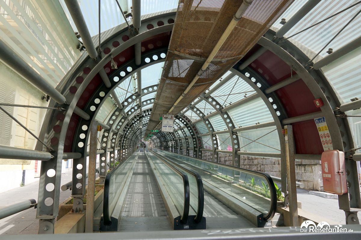 Die geschlossene Rolltreppe in Reggio Calabria