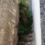 Eine alte Treppe im italienischen Scilla