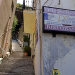 Steile Stufen im italienischen Scilla