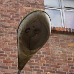 Alte Beleuchtung an der Wollspinnerei in Leipzig