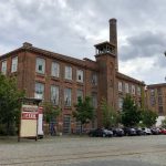 An der alten Baumwollspinnerei in Leipzig