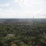 Ausblick vom Völkerschacht Denkmal in Leipzig