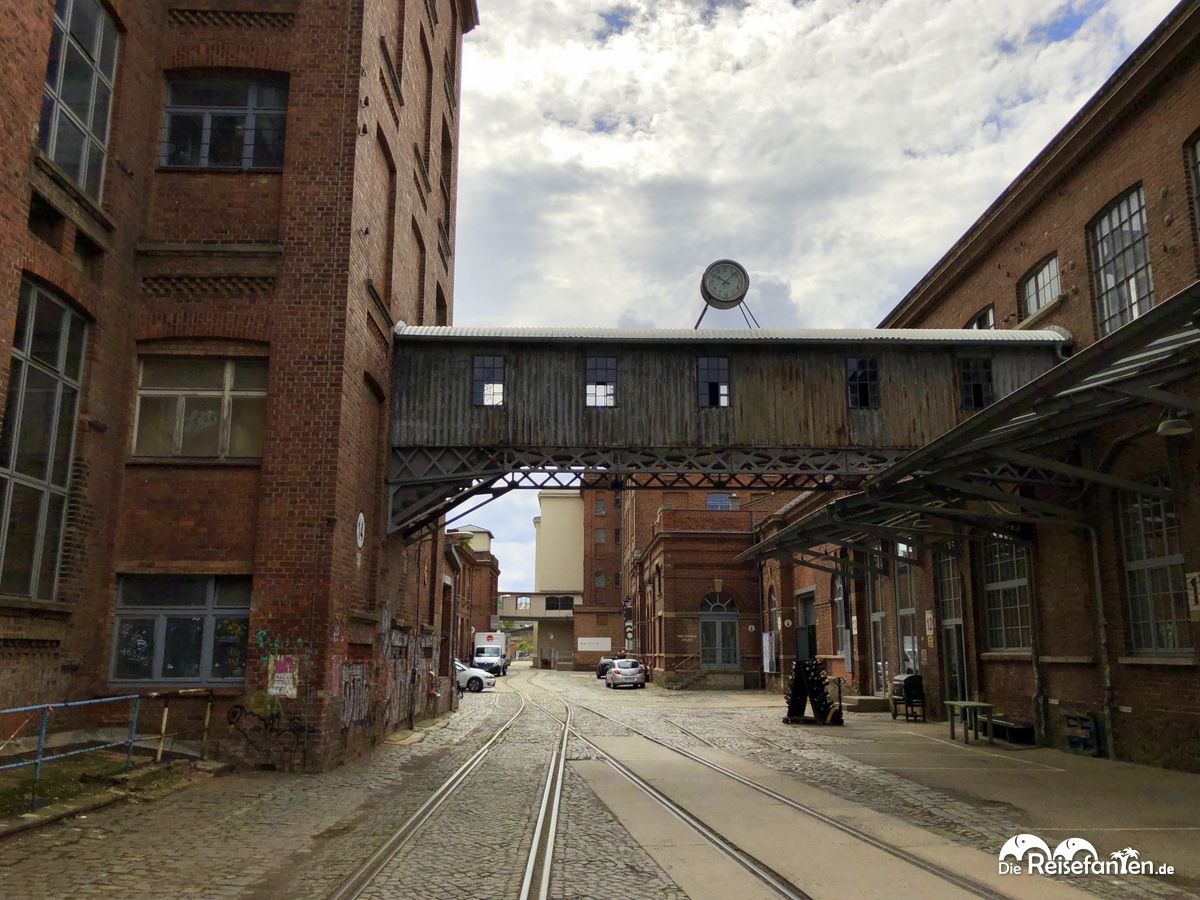 Das Gelände der alten Wollspinnerei in Leipzig