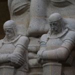 Detailarbeit am Völkerschacht Denkmal in Leipzig