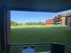 Balkon der Pematra Ferienwohnung in Travemünde