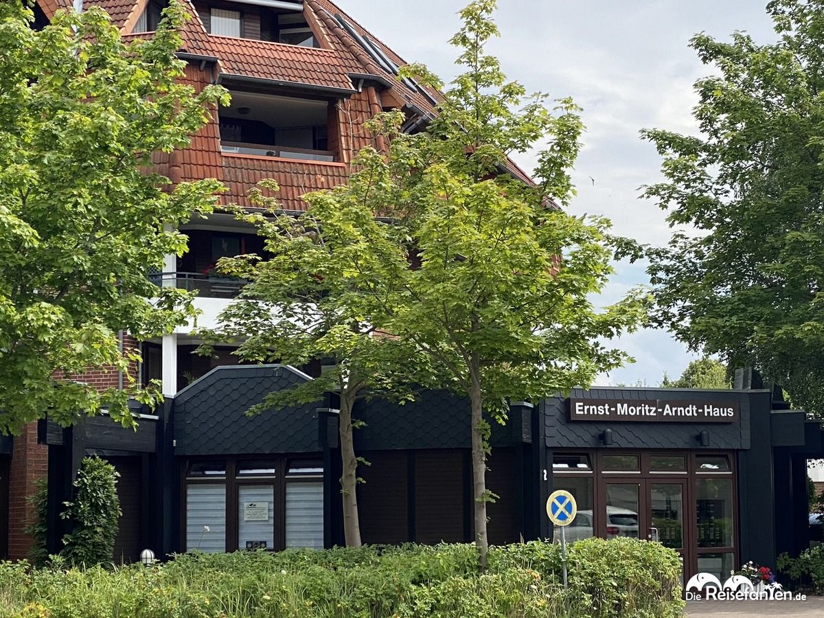 Eingang der Pematra Ferienwohnung in Travemünde