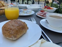 Frühstück im Strandhotel Fontana in Timmendorfer Strand