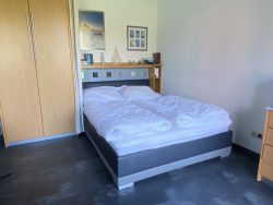 Schlafbereich der Pematra Ferienwohnung in Travemünde