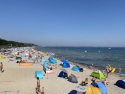 Strandabschnitt am Timmendorfer Strand