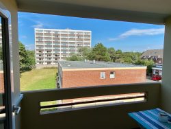 Balkonblick in der Villa Anna in Sankt Peter Ording