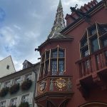 Gepflegte alte Häuser findet man in Freiburg