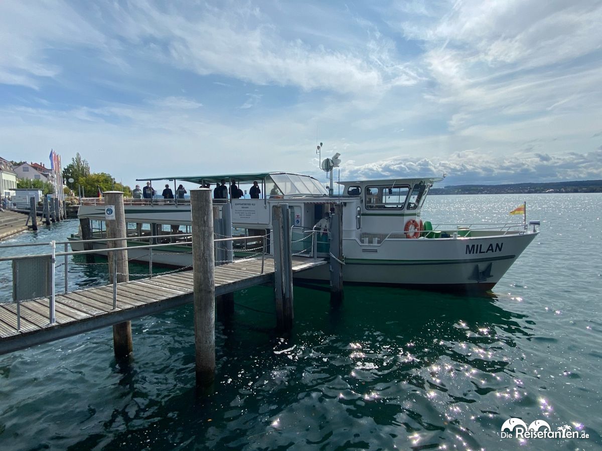 Anlegestelle der MS Milan in Überlingn