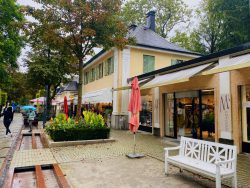 Die Salzburger Straße in Bad Reichenhall