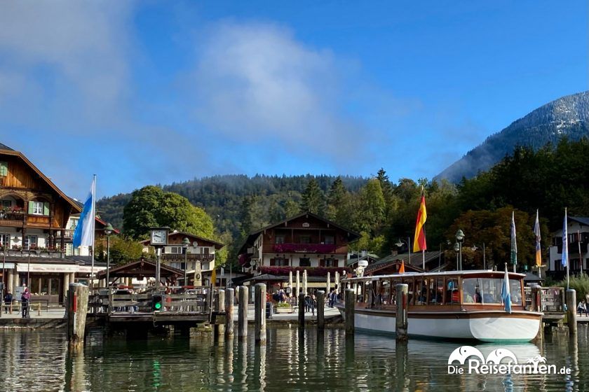 Blick auf den Anleger in Schönau am Königssee