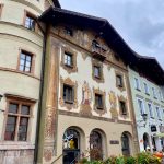 Eine weitere Fassadenmalerei in Berchtesgaden