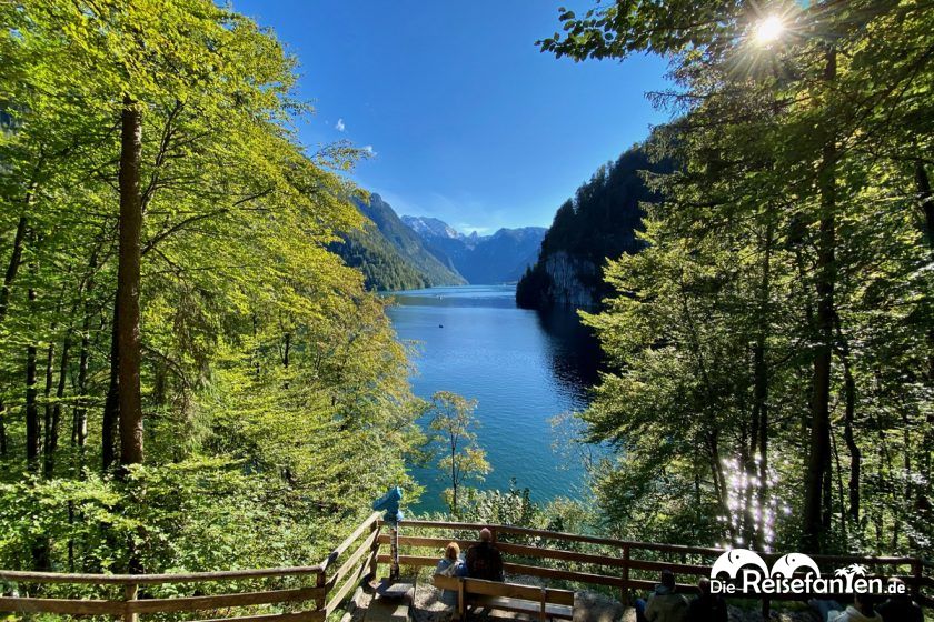 Sitzbänke am Malerwinkel am Königssee