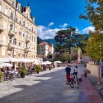 Impressionen aus Meran An der Promenade