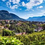 Impressionen aus Meran Blick von der Trappeinerpassage