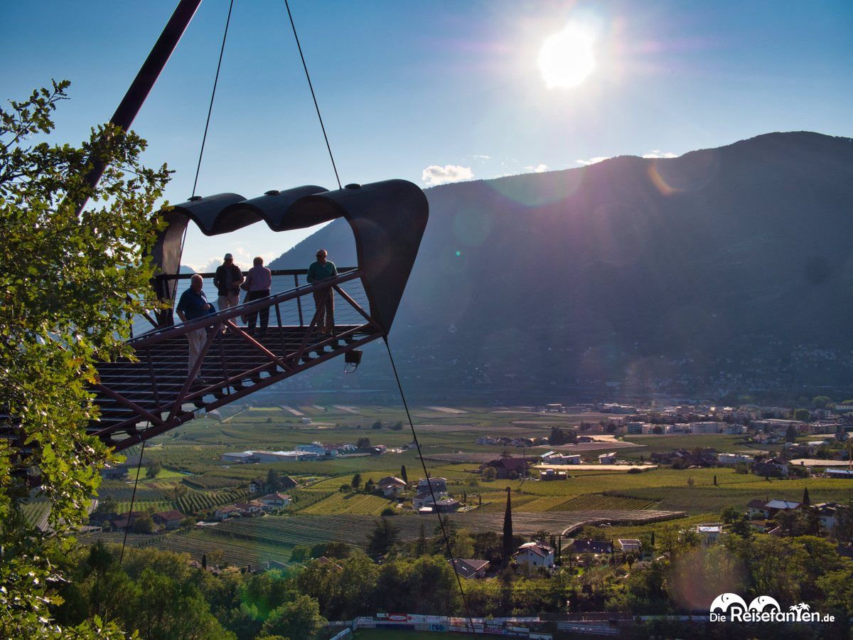 Schwindelfrei sollte man im Matteo Thun'schen Gucker schon sein