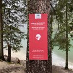 Maskenpflicht am Prager Wildsee in Südtirol