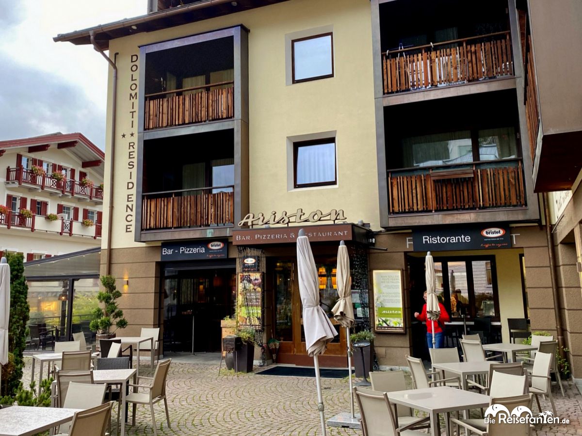 Das Ariston Restaurant in der Ariston Dolomiti Residence in Toblach