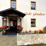 Außenansicht des Cafe Gruber