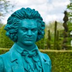 Beethoven Büste im Park der Gärten