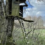 Ein Hochsitz am Wümme Nordarm