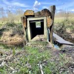 Eine kleine Tierbrücke am Wümme Nordarm