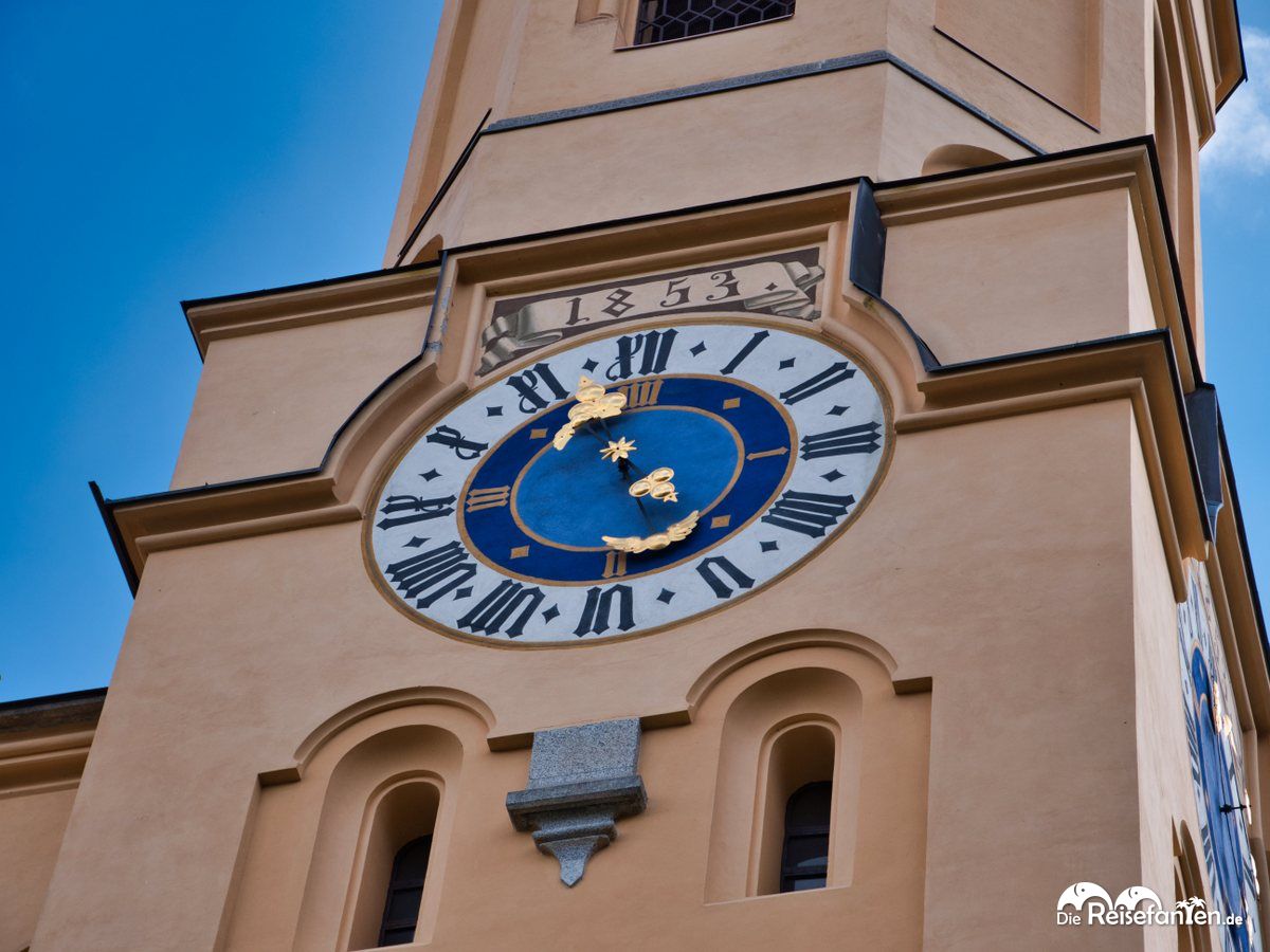 Impressionen aus Bruneck 18 Uhr der Pfarrkirche Bruneck