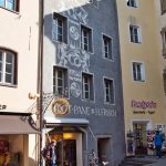 Nasenschild einer Bäckerei in Bruneck