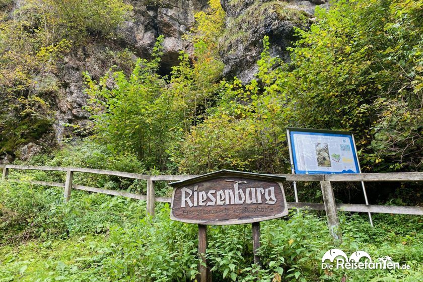 Aufgang zur Riesenburg in Wiesenttal