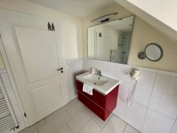 Badezimmer im Haus am Meer in Hohwacht an der Ostsee