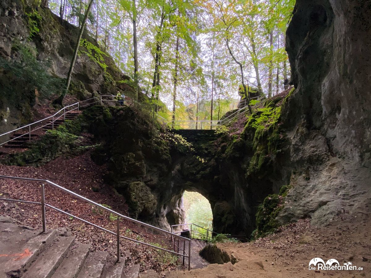Blick von der Riesenburg in Wiesenttal