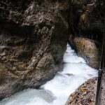 In der Partnachklamm ist es aufgrund des Wassers recht laut