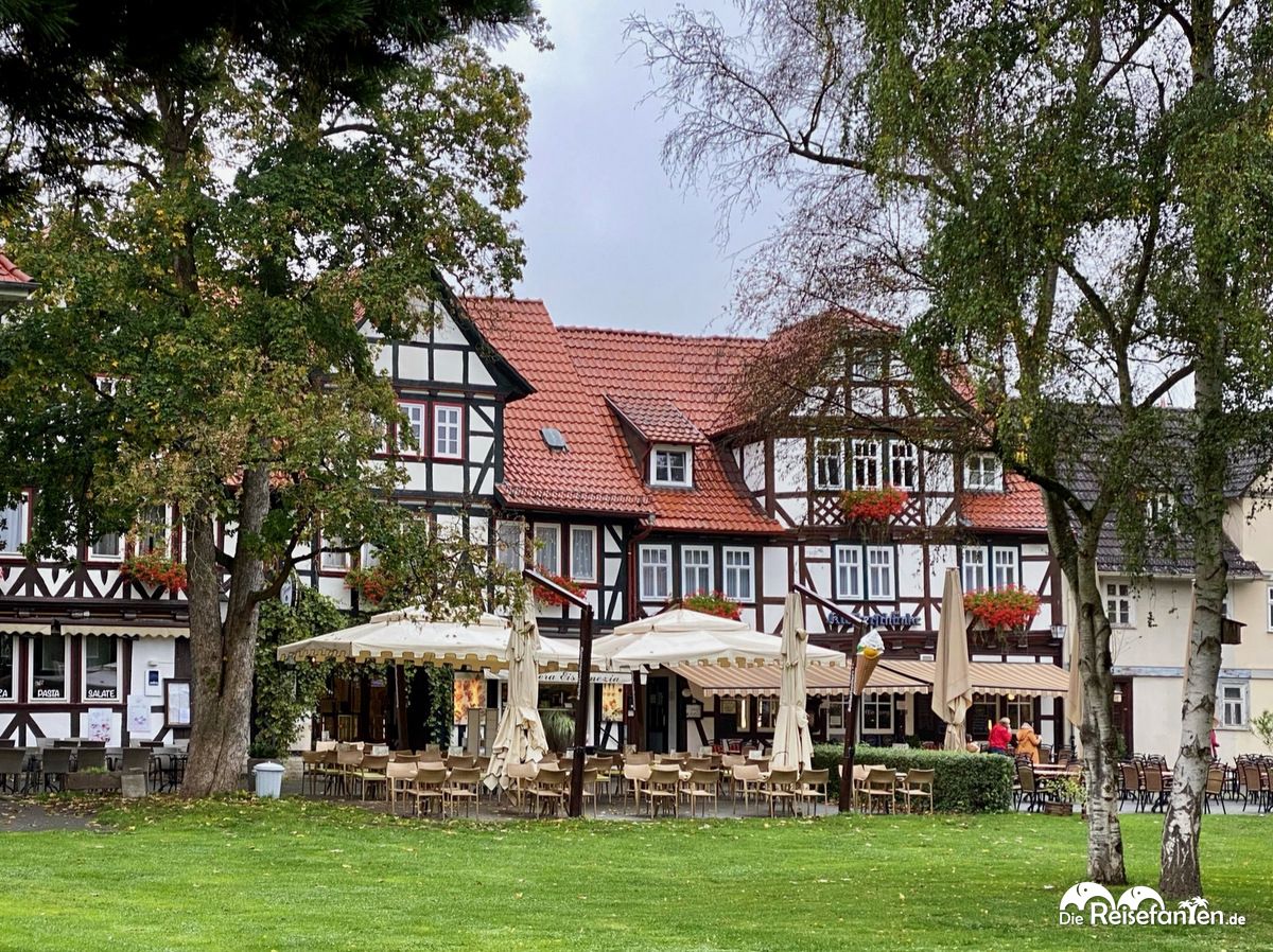 Blick auf das Cafe Deichmann in Bad Sooden