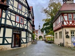 Blick auf das Söder Tor in Bad Sooden