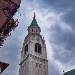 Kirchturm in Cortina d'Ampezzo