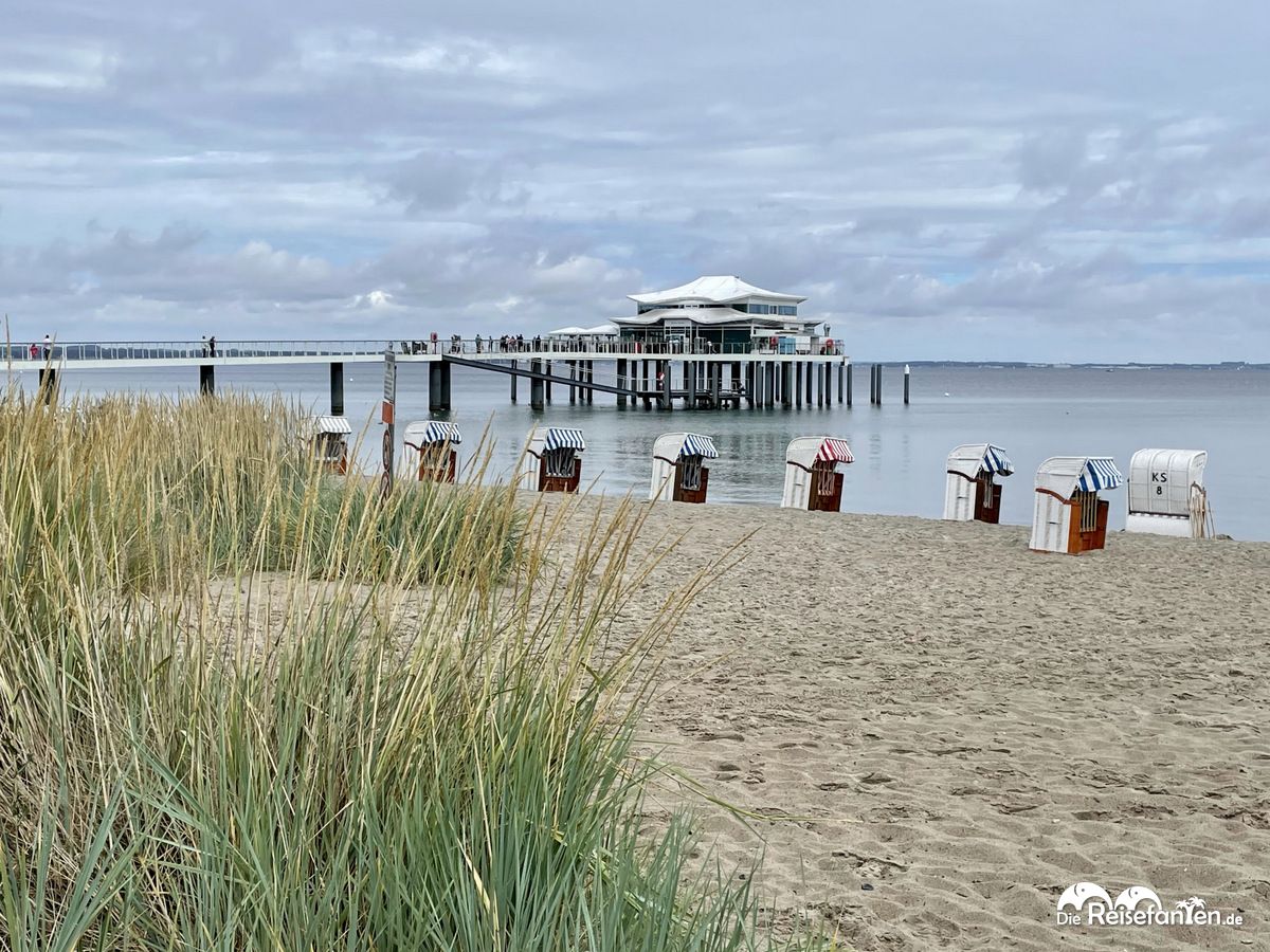Blick auf das Teehaus in Timmendorf