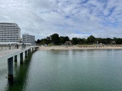 Blick auf den Strand von Timmendorf