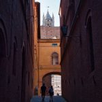 In der Via del Castoro in Siena
