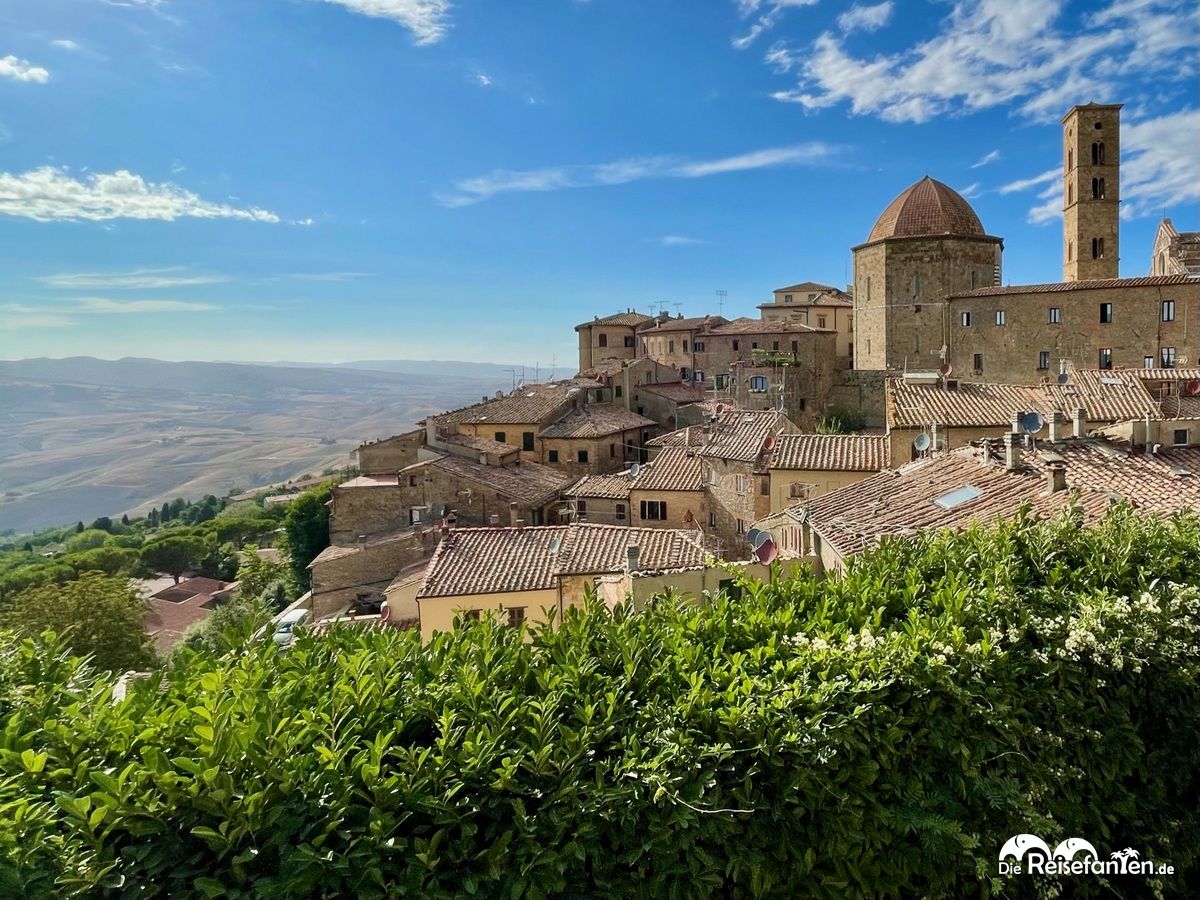 Blick über die Toskana von Volterra aus