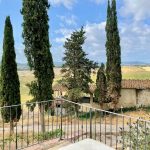 Die Aussicht beim Frühstück im Ristorante agricolo Tenuta di Mensanello